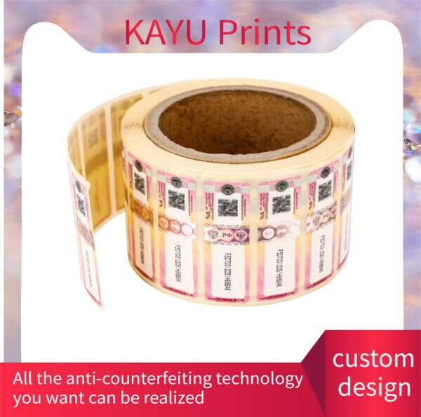 custom tax stamp design printing services Excise tax stamp Security stamp Anti-counterfeiting tax payment certificate - Imagem 2