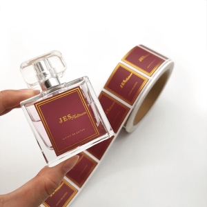 Custom Roll Label Stickers Finish Detail