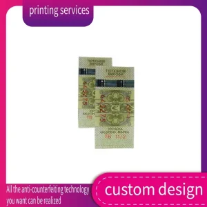 Custom Tax Stamp Design Printing Services Excise Tax Stamp Security Stamp Anti-counterfeiting Tax Payment Certificate Duty Stamp Revenue Imprint Trust Badge