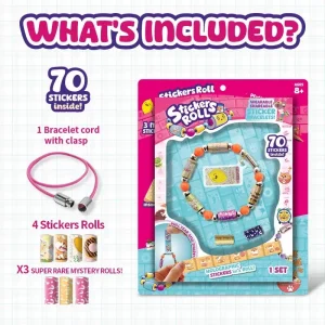 Custom Bracelet Stickers Finish Sample