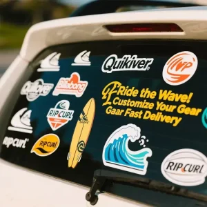 Custom Car Sticker Printing Temporary License Plate Sticker Detail