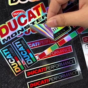 Custom Car Sticker Printing Temporary License Plate Finish Detail