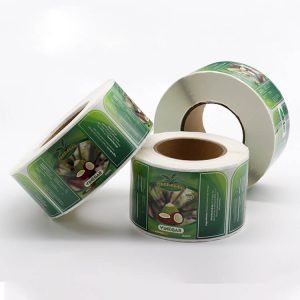 Custom UV Resistant Stickers Advantages And Applications Of Roll-packed Food Self-adhesive Labels Box Detail