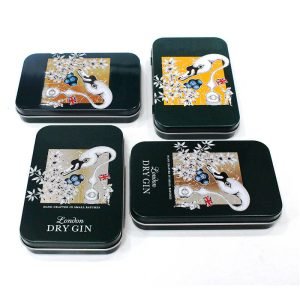 Custom Printed Rectangular Cigarette Box Tobacco Metal Horse Mouth Box Cigarette Packaging Tin Box Packaging Finish