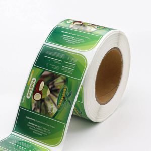 Custom UV Resistant Stickers Advantages And Applications Of Roll-packed Food Self-adhesive Labels Finish Sample