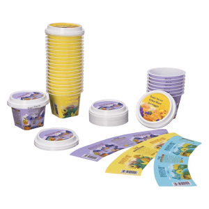 Waterproof Custom PVC Engine Oil Skincare In-Mold Label Chemical IML Vinyl Stickers Cleaning Agents Food Bottle Labels Sticker Detail