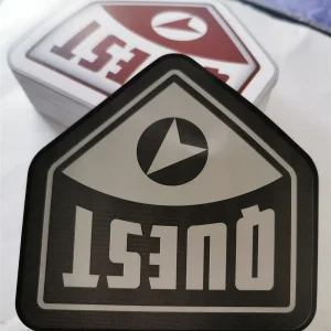 Waterproof Custom PVC Engine Oil Skincare In-Mold Label Chemical IML Vinyl Stickers Cleaning Agents Food Bottle Labels Finish Detail