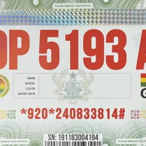 Custom Car Sticker Printing Temporary License Plate Print Detail Vehicle