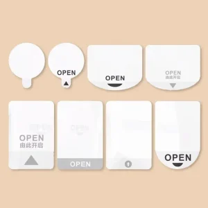 Custom Colorful Waterproof Resealable Adhesive Seal Sticker For Packaging Wet Tissue Labels And Wet Wipes Application Detail