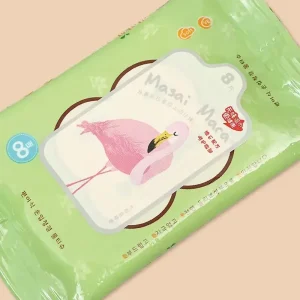 Custom Colorful Waterproof Resealable Adhesive Seal Sticker For Packaging Wet Tissue Labels And Wet Wipes Finish Sample